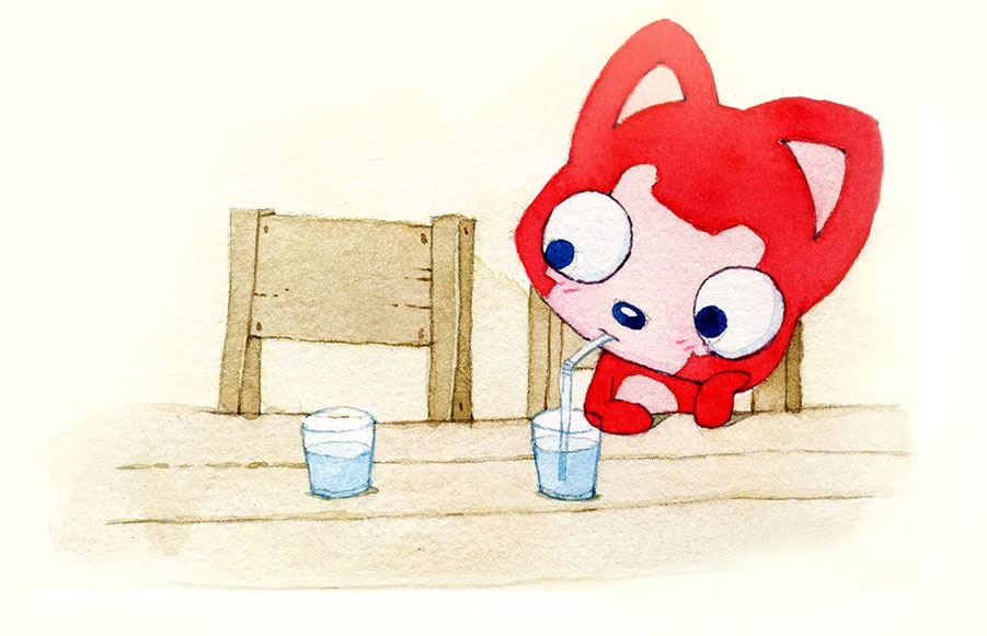 过去的张千一直是一个人生活，享受着孤独，也憧憬着爱情。